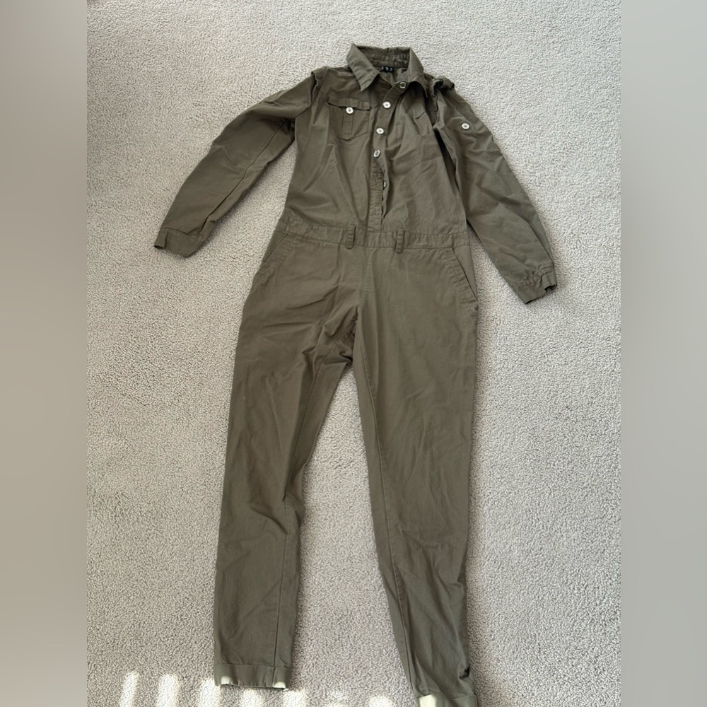 Olive Green Jumpsuit